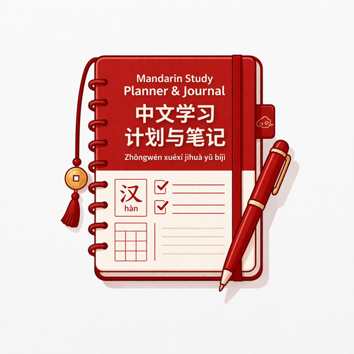 Mandarin Study Planner & Journal